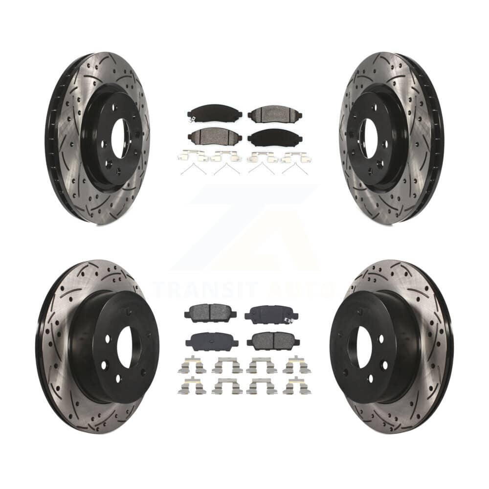 Transit Auto - KDS-100366 - Front and Rear Disc Brake Kits
