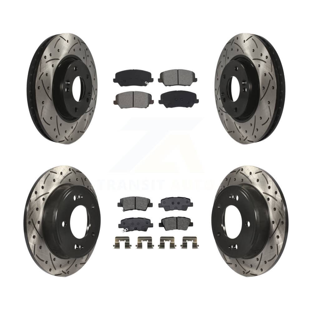Transit Auto - KDS-100630 - Front and Rear Disc Brake Kits
