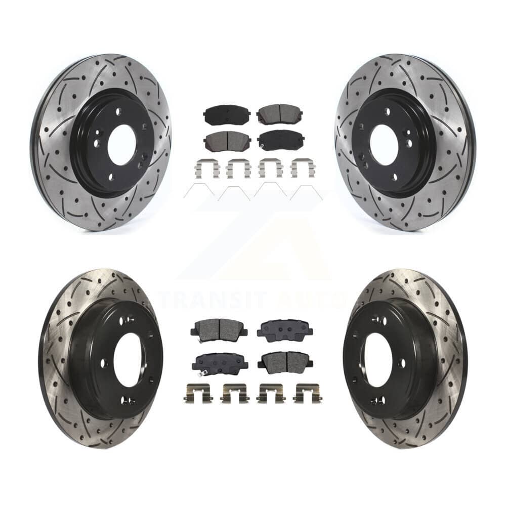 Transit Auto - KDS-100642 - Front and Rear Disc Brake Kits