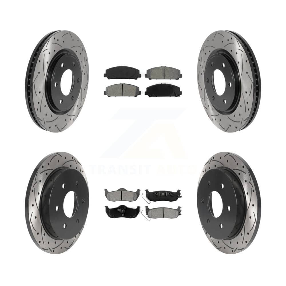 Transit Auto - KDS-100740 - Front and Rear Disc Brake Kits