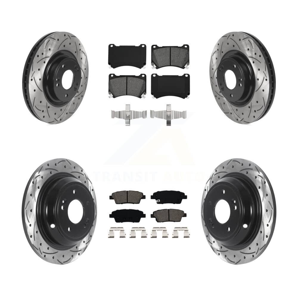 Transit Auto - KDS-100743 - Front and Rear Disc Brake Kits