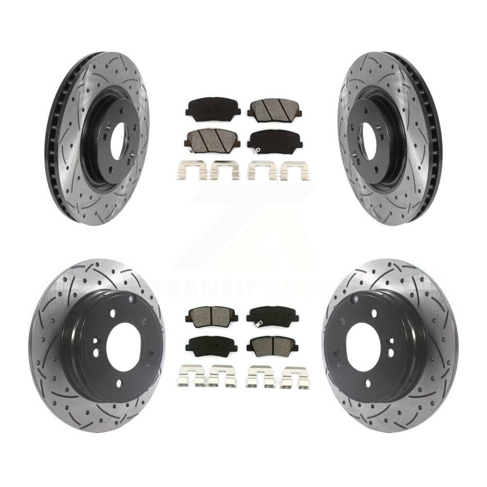 Transit Auto - KDS-100757 - Front and Rear Disc Brake Kits
