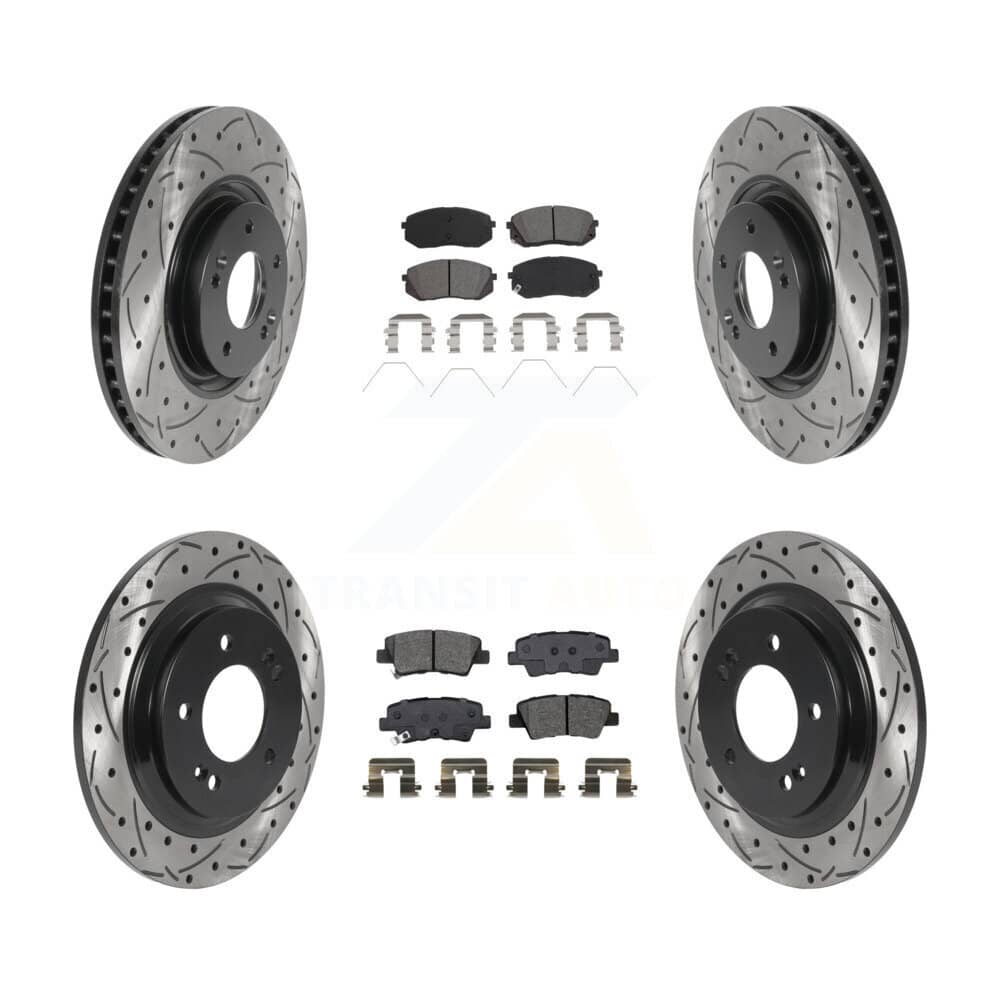 Transit Auto - KDS-100762 - Front and Rear Disc Brake Kits