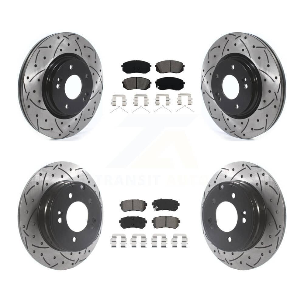 Transit Auto - KDS-100776 - Front and Rear Disc Brake Kits
