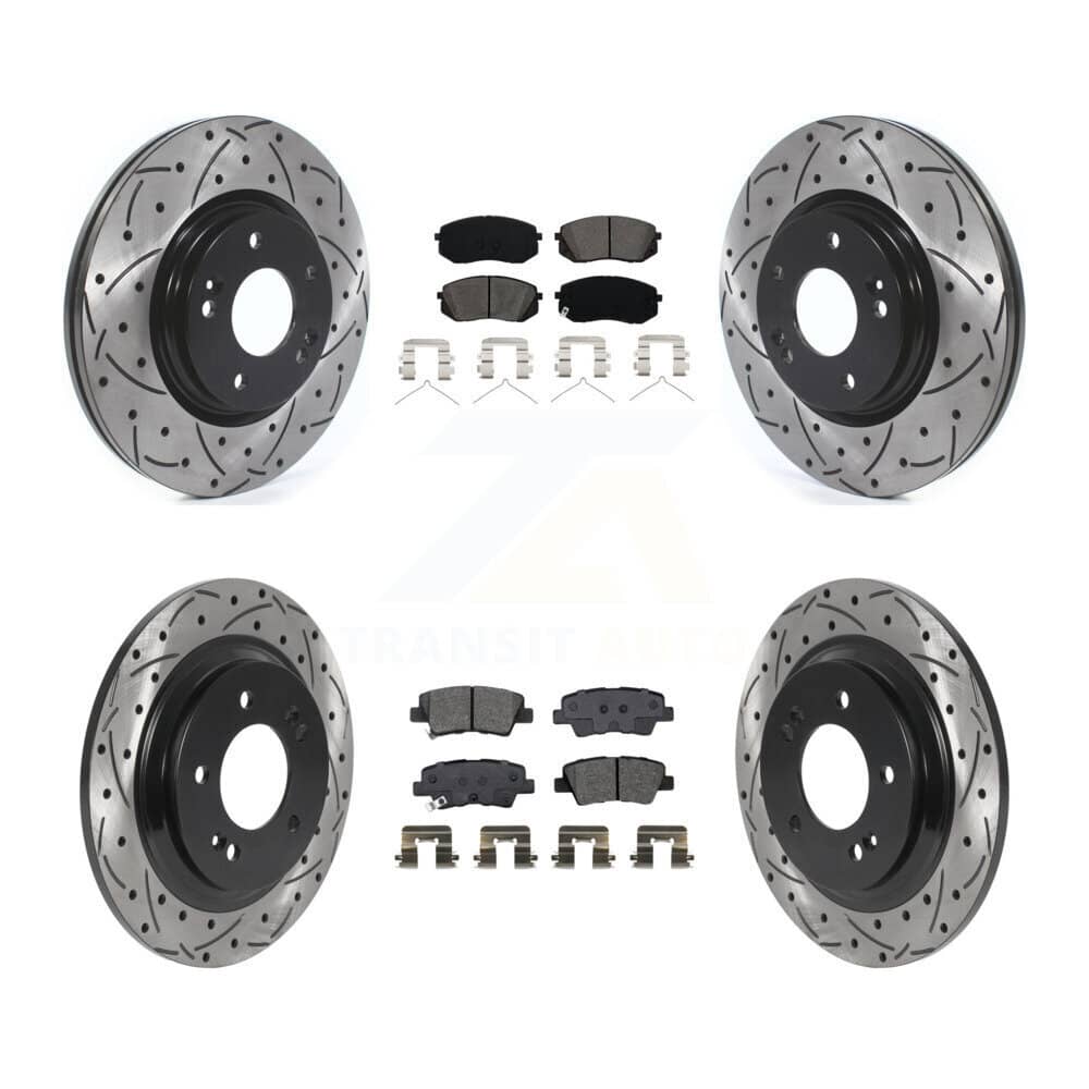 Transit Auto - KDS-100777 - Front and Rear Disc Brake Kits