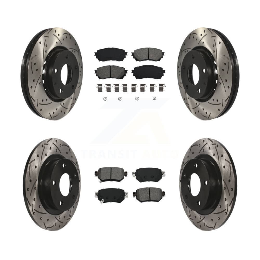 Transit Auto - KDS-100847 - Front and Rear Disc Brake Kits