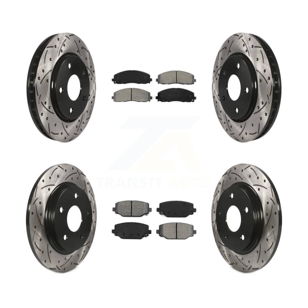 Transit Auto - KDS-100851 - Front and Rear Disc Brake Kits