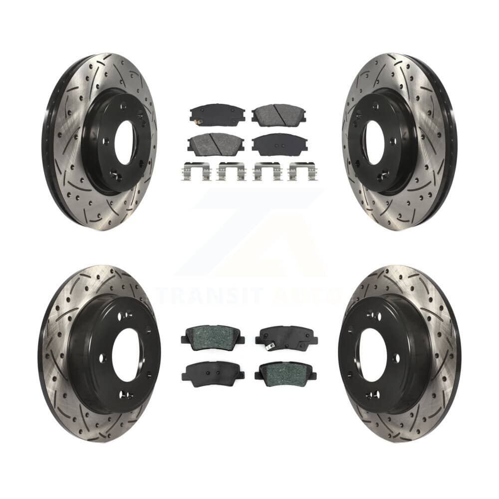 Transit Auto - KDS-101014 - Front and Rear Disc Brake Kits