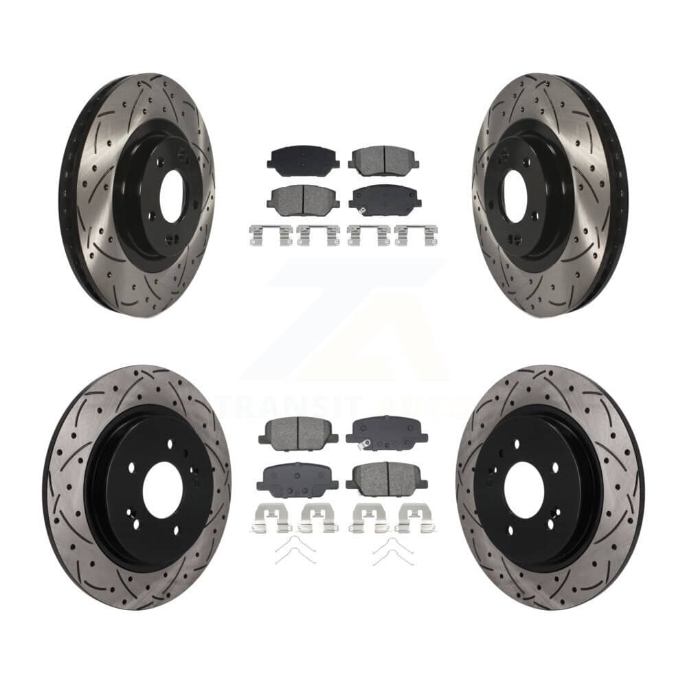 Transit Auto - KDS-101626 - Front and Rear Disc Brake Kits