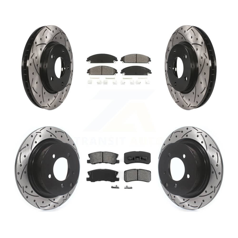 Transit Auto - KDS-101631 - Front and Rear Disc Brake Kits