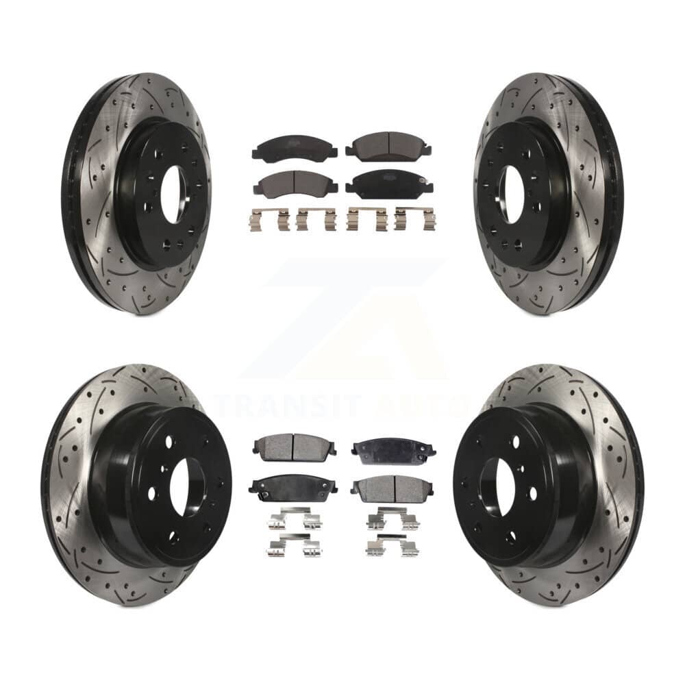 Transit Auto - KDT-100197 - Front and Rear Disc Brake Kits