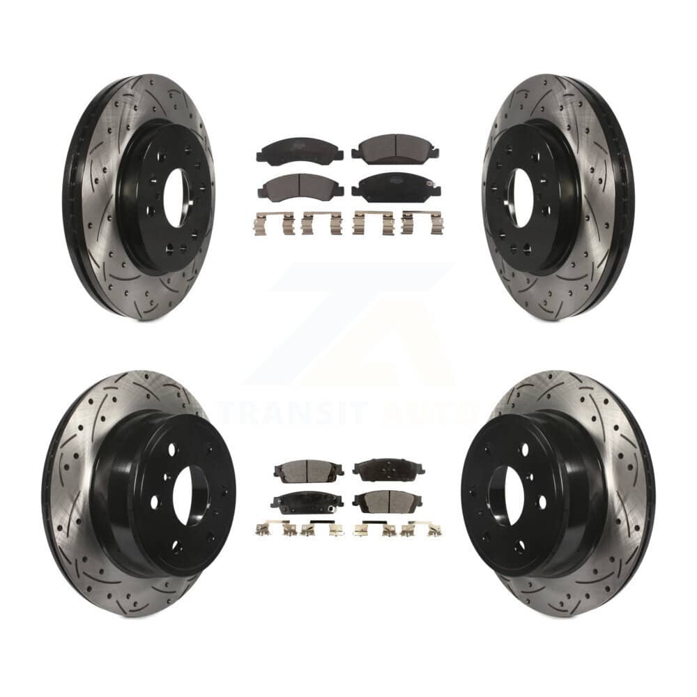 Transit Auto - KDT-100198 - Front and Rear Disc Brake Kits