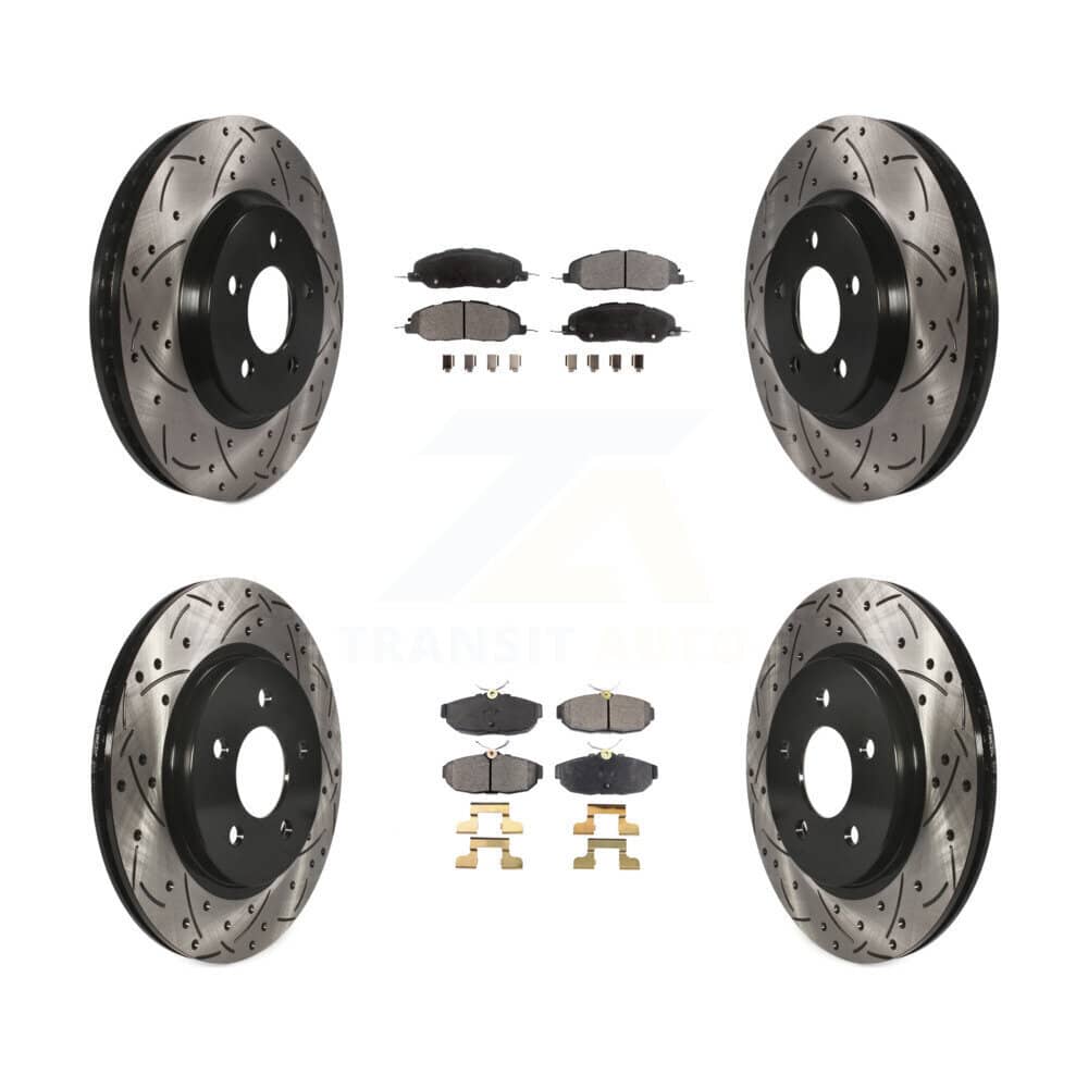 Transit Auto - KDT-100219 - Front and Rear Disc Brake Kits