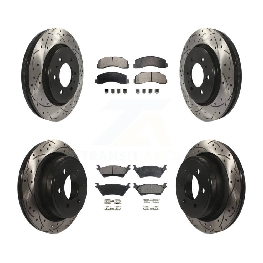Transit Auto - KDT-100227 - Front and Rear Disc Brake Kits