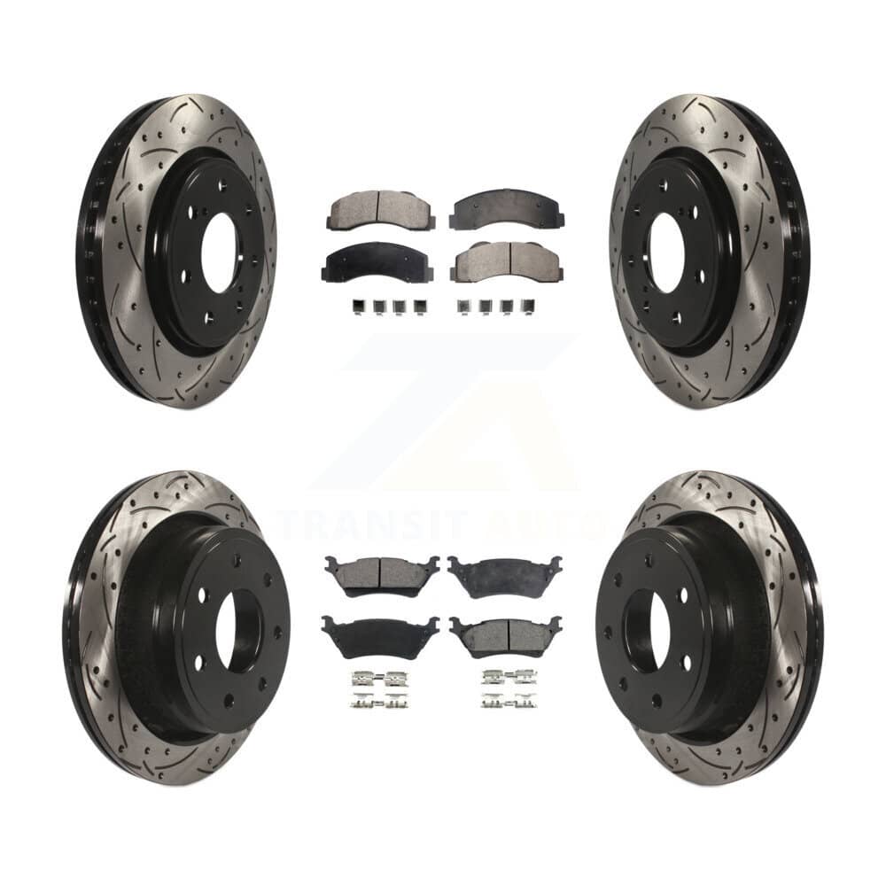 Transit Auto - KDT-100234 - Front and Rear Disc Brake Kits