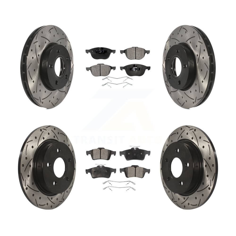 Transit Auto - KDT-100236 - Front and Rear Disc Brake Kits