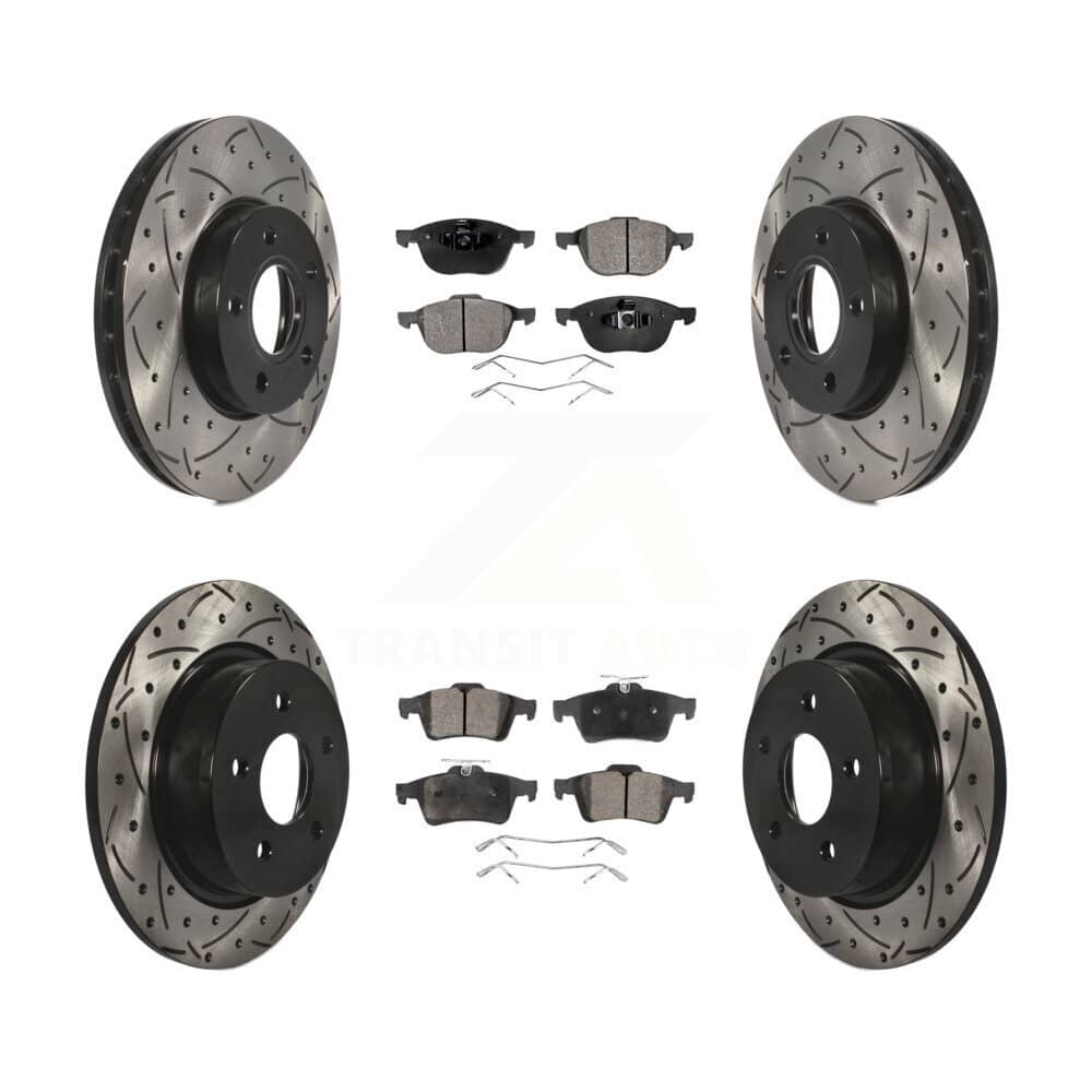 Transit Auto - KDT-100237 - Front and Rear Disc Brake Kits