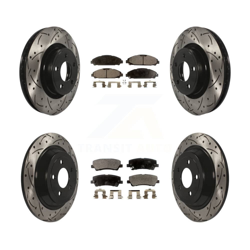 Transit Auto - KDT-100245 - Front and Rear Disc Brake Kits