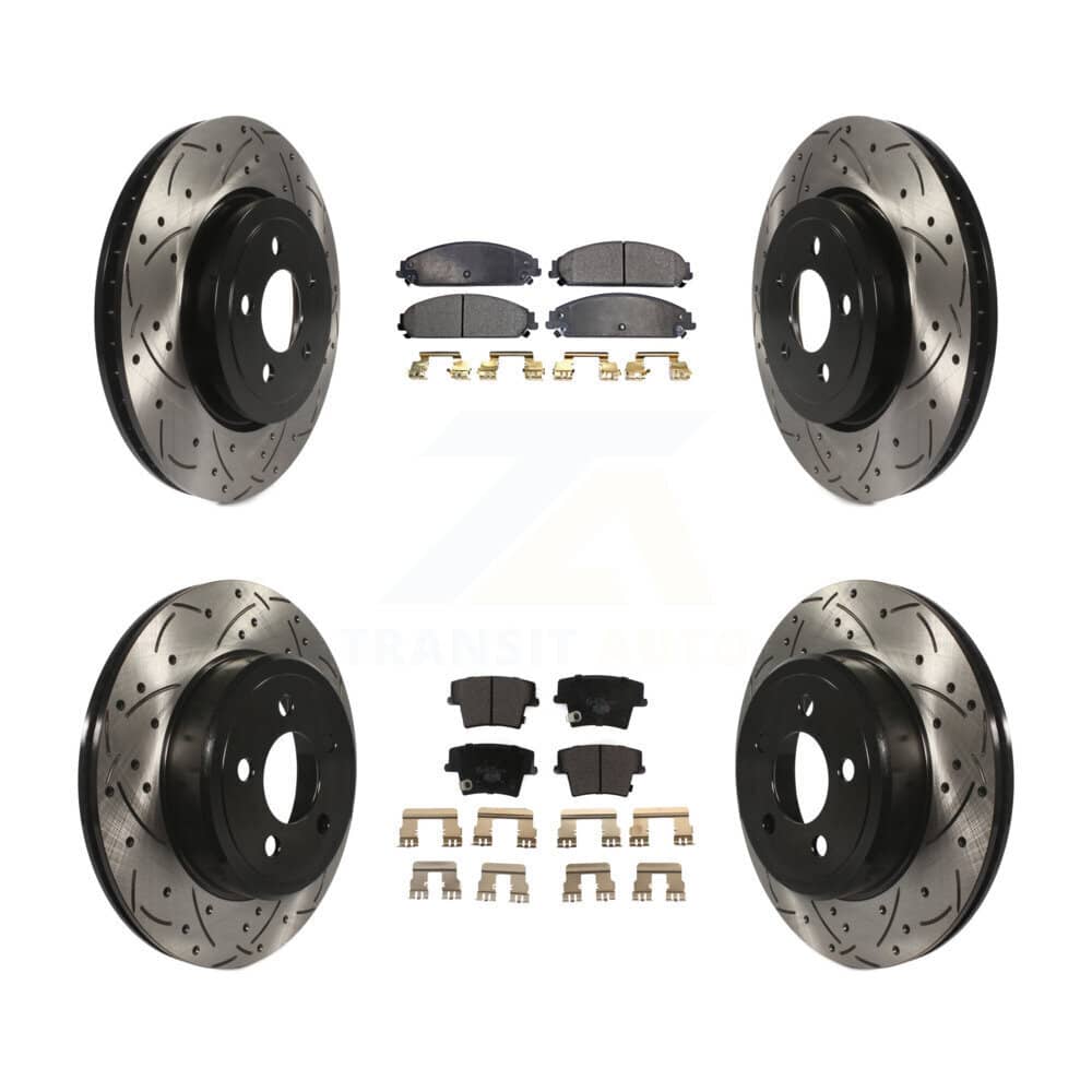 Transit Auto - KDT-100256 - Front and Rear Disc Brake Kits