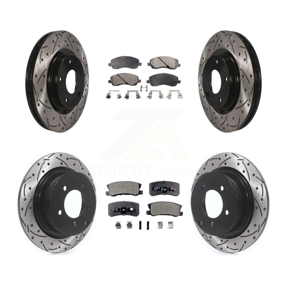 Transit Auto - KDT-100261 - Front and Rear Disc Brake Kits