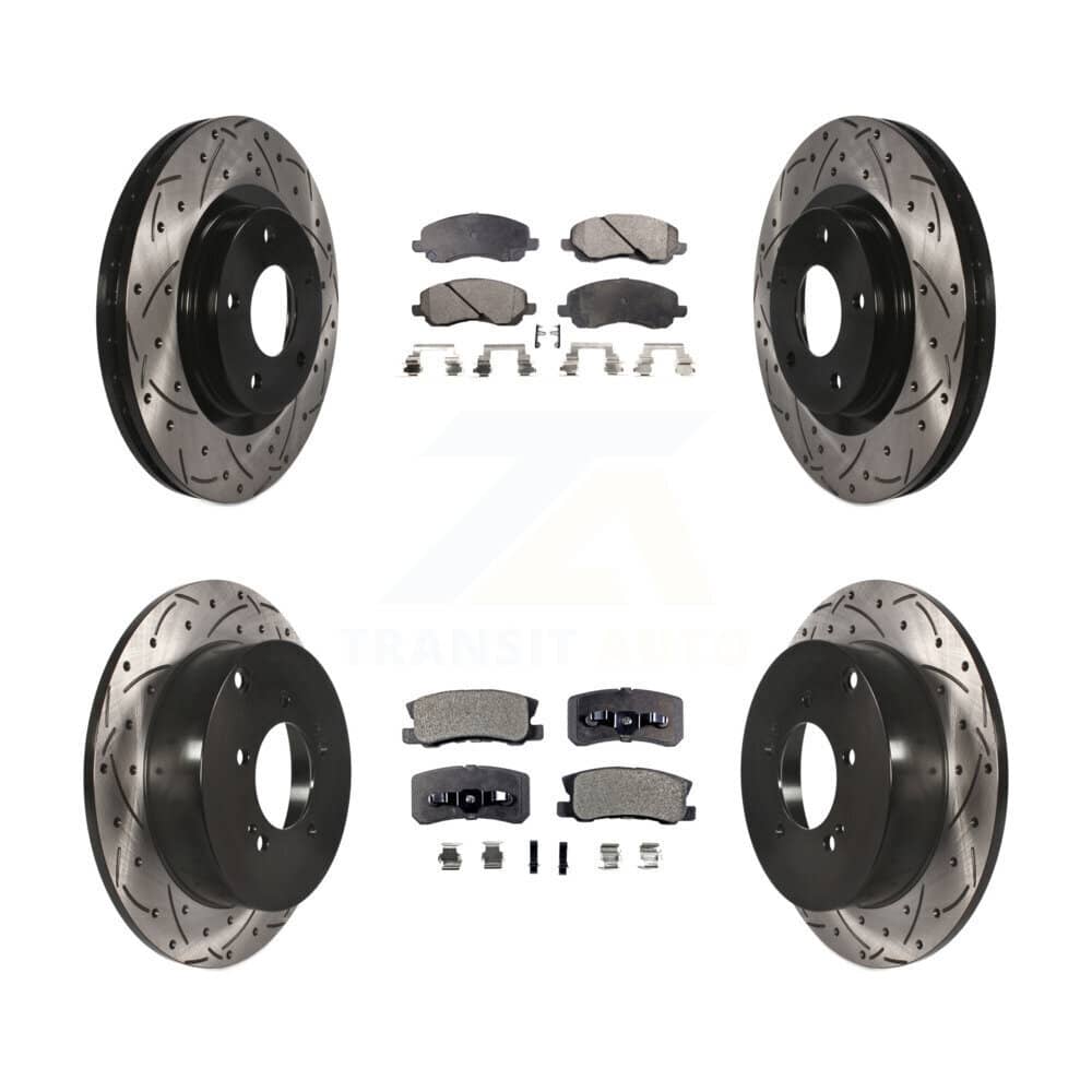 Transit Auto - KDT-100263 - Front and Rear Disc Brake Kits