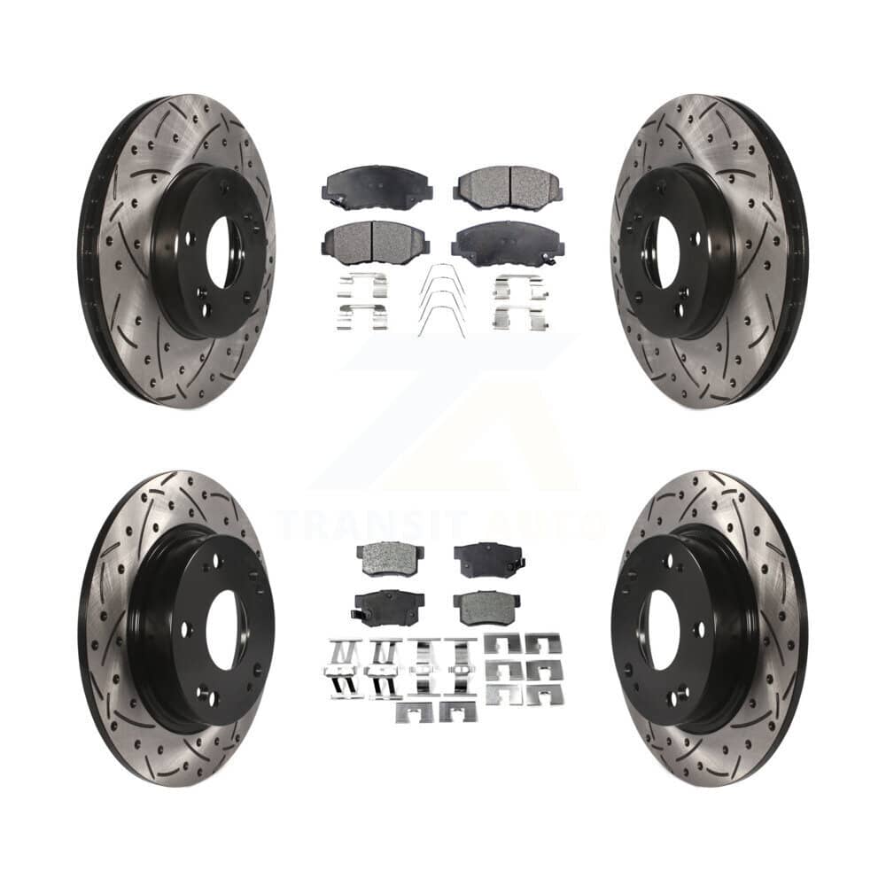 Transit Auto - KDT-100279 - Front and Rear Disc Brake Kits