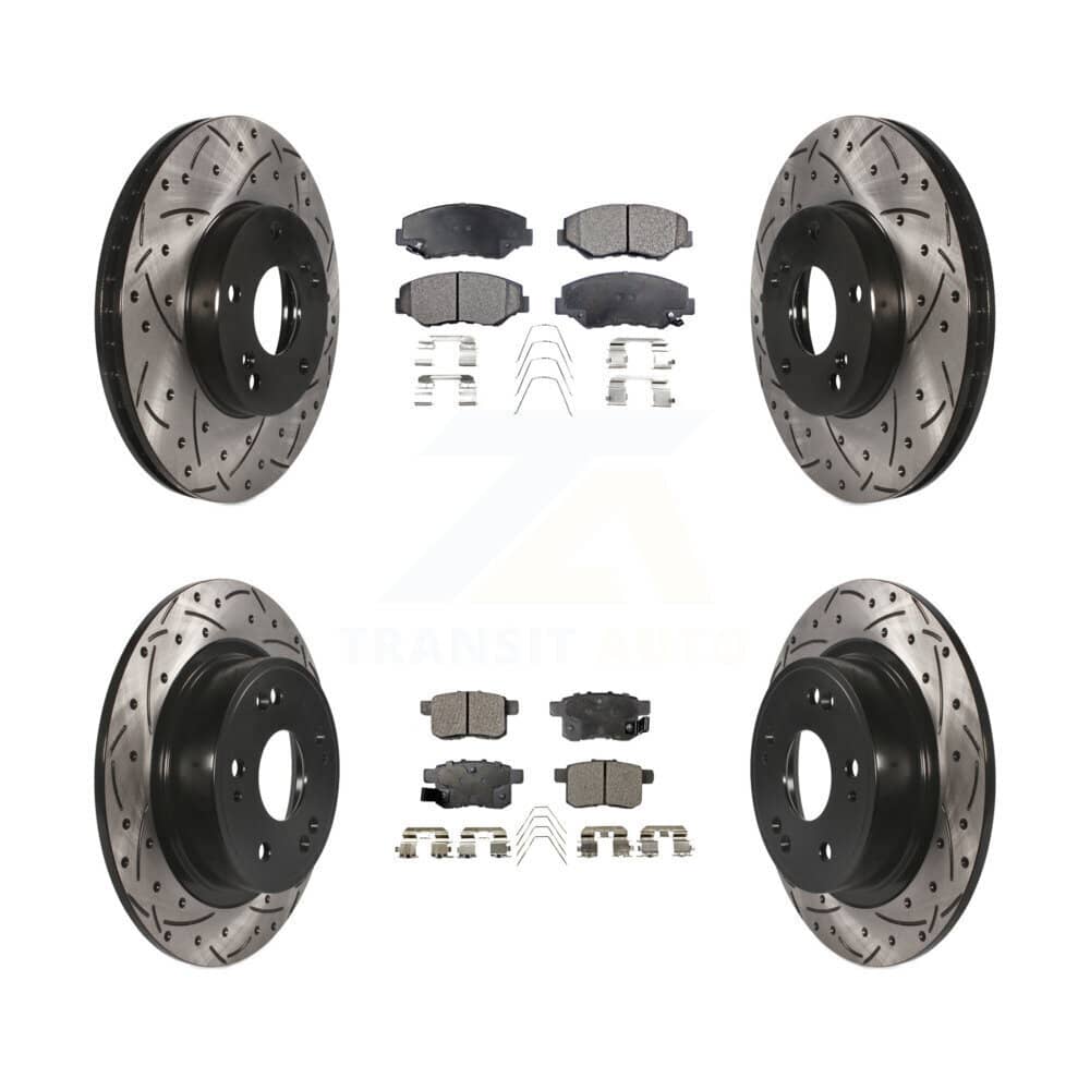 Transit Auto - KDT-100280 - Front and Rear Disc Brake Kits