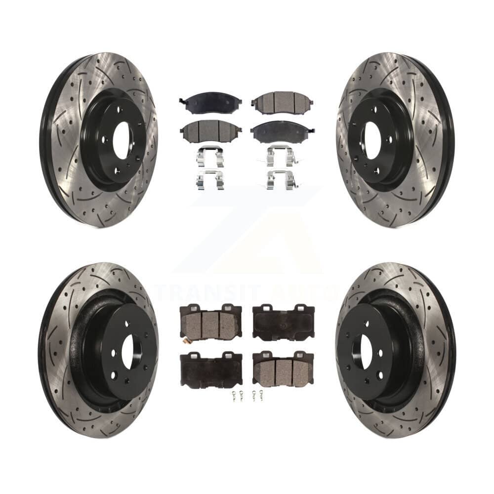 Transit Auto - KDT-100286 - Front and Rear Disc Brake Kits