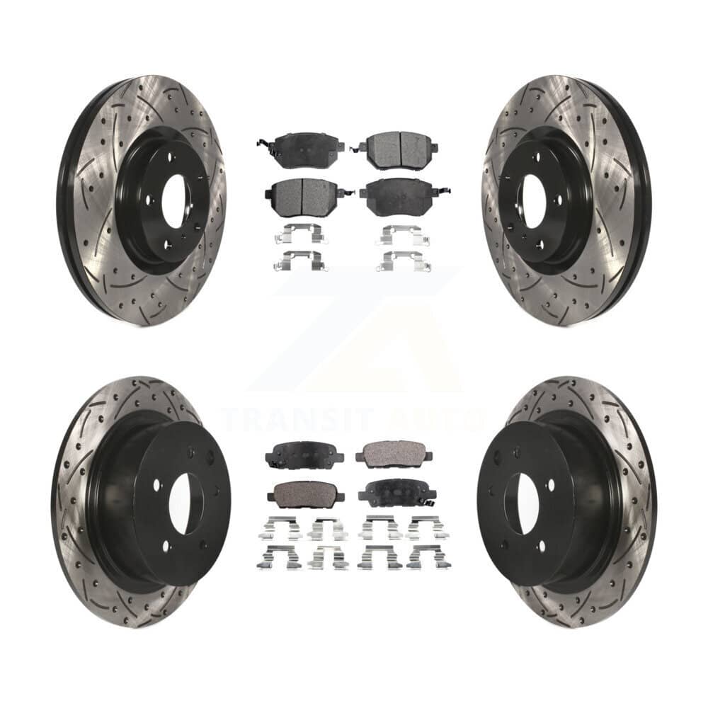 Transit Auto - KDT-100287 - Front and Rear Disc Brake Kits