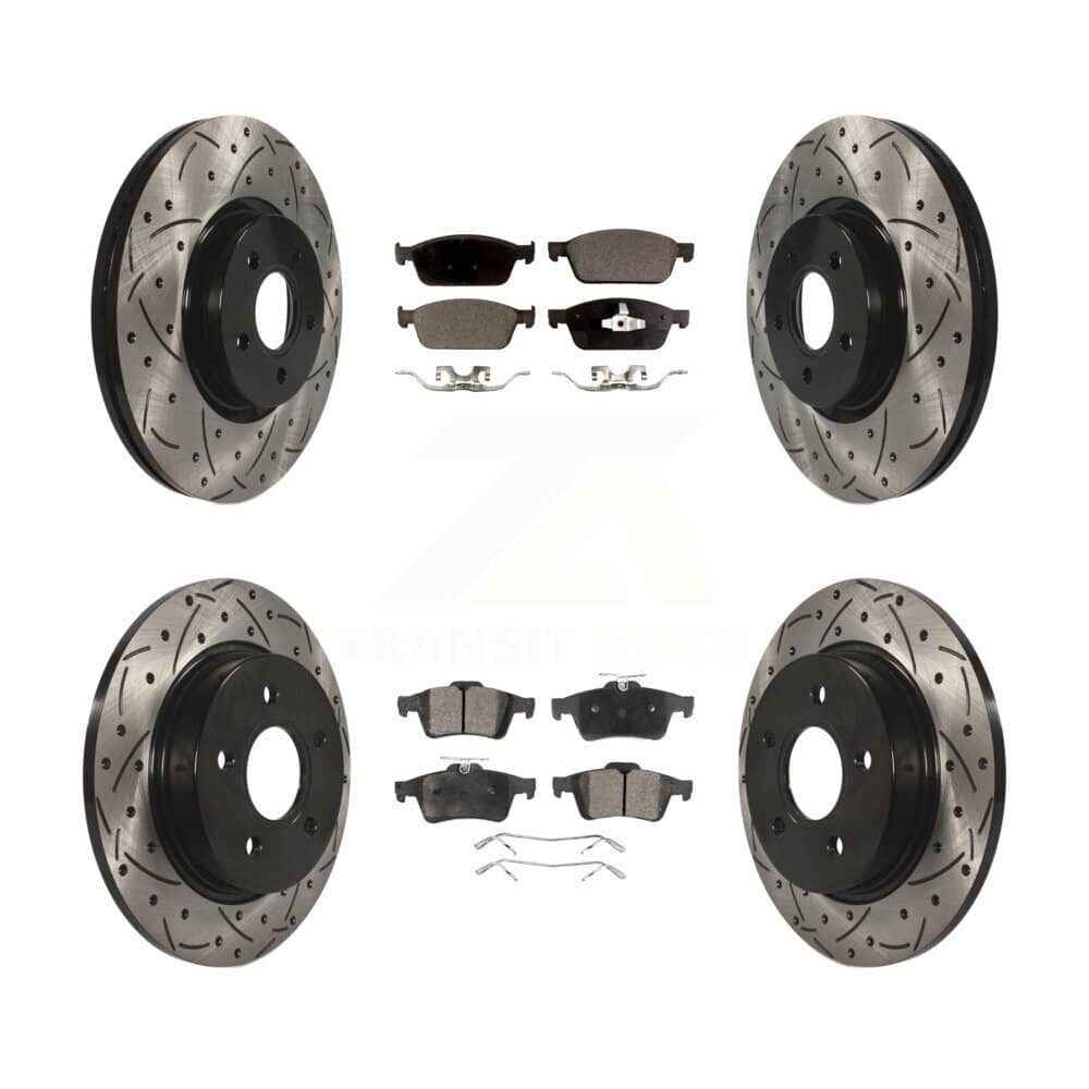 Transit Auto - KDT-100331 - Front and Rear Disc Brake Kits