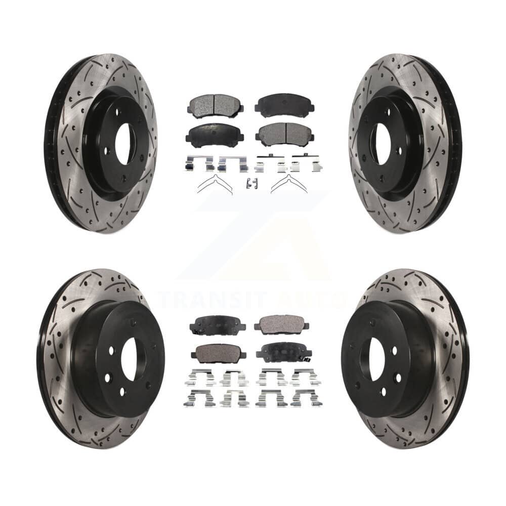 Transit Auto - KDT-100344 - Front and Rear Disc Brake Kits