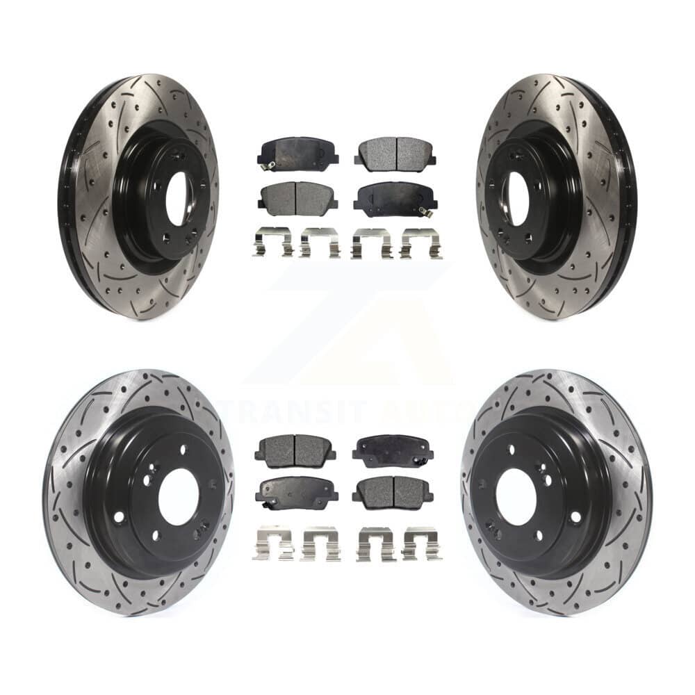 Transit Auto - KDT-100364 - Front and Rear Disc Brake Kits