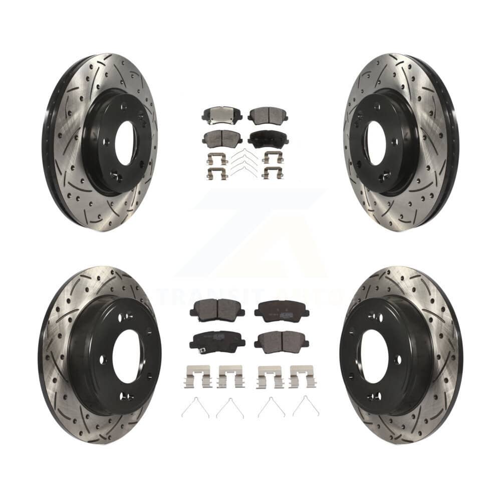 Transit Auto - KDT-100377 - Front and Rear Disc Brake Kits