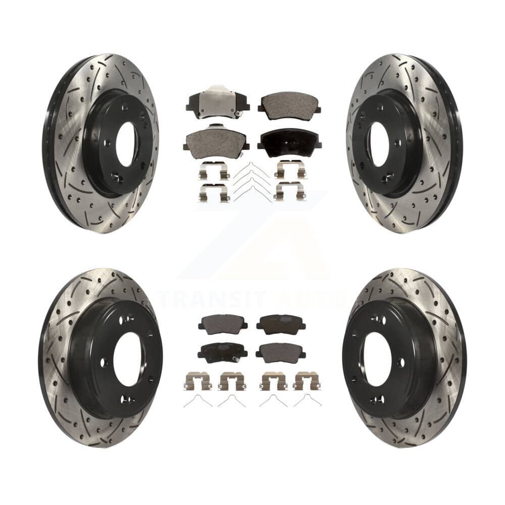Transit Auto - KDT-100378 - Front and Rear Disc Brake Kits