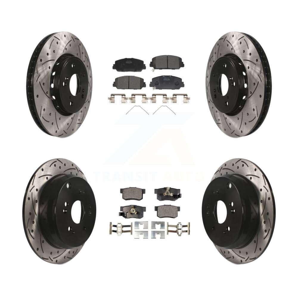 Transit Auto - KDT-100393 - Front and Rear Disc Brake Kits
