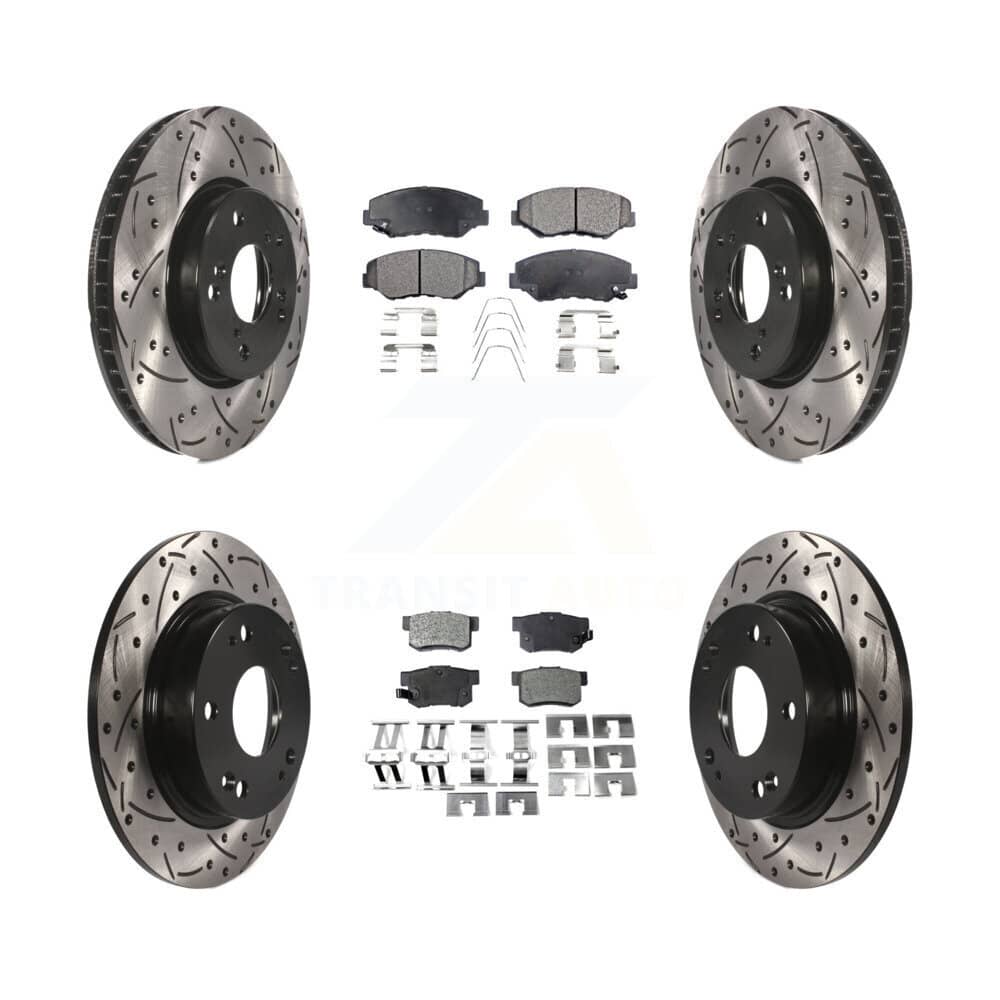 Transit Auto - KDT-100396 - Front and Rear Disc Brake Kits