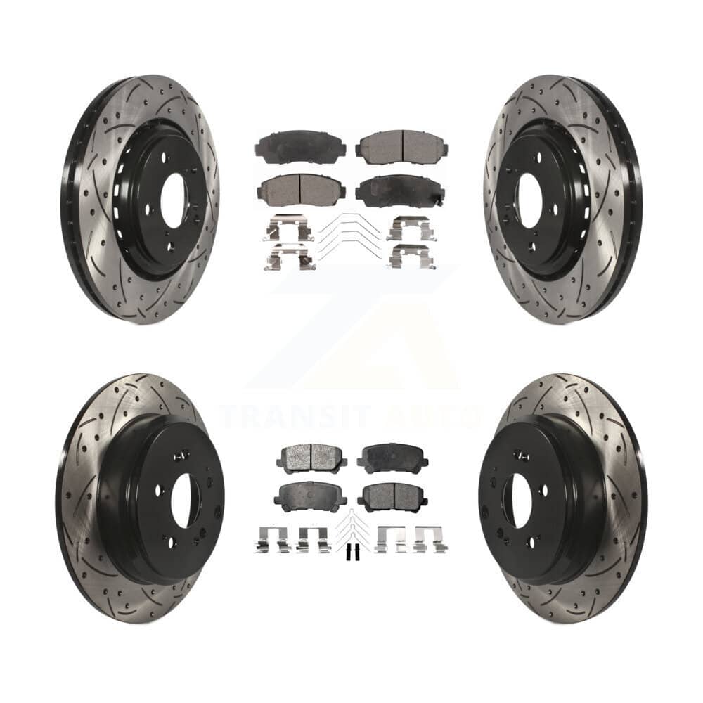 Transit Auto - KDT-100399 - Front and Rear Disc Brake Kits