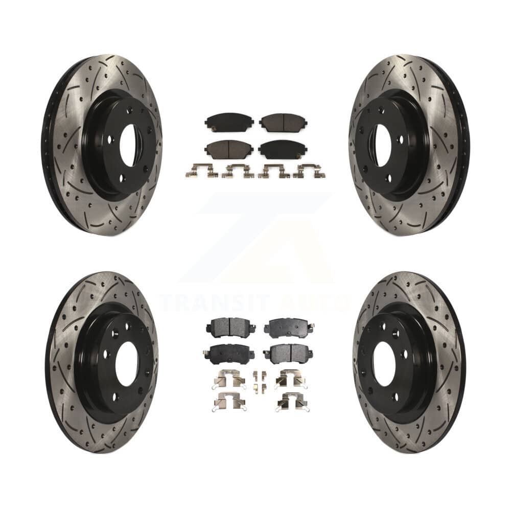 Transit Auto - KDT-100406 - Front and Rear Disc Brake Kits