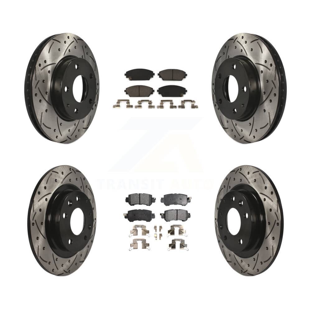 Transit Auto - KDT-100410 - Front and Rear Disc Brake Kits