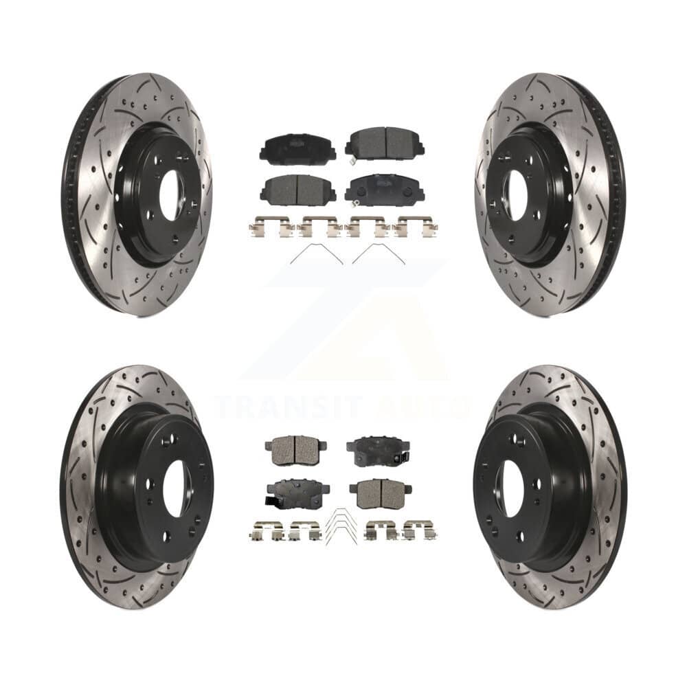 Transit Auto - KDT-100421 - Front and Rear Disc Brake Kits