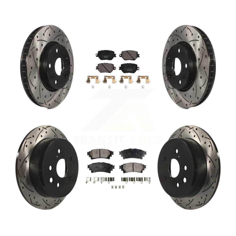 Transit Auto - KDT-100601 - Front and Rear Disc Brake Kits