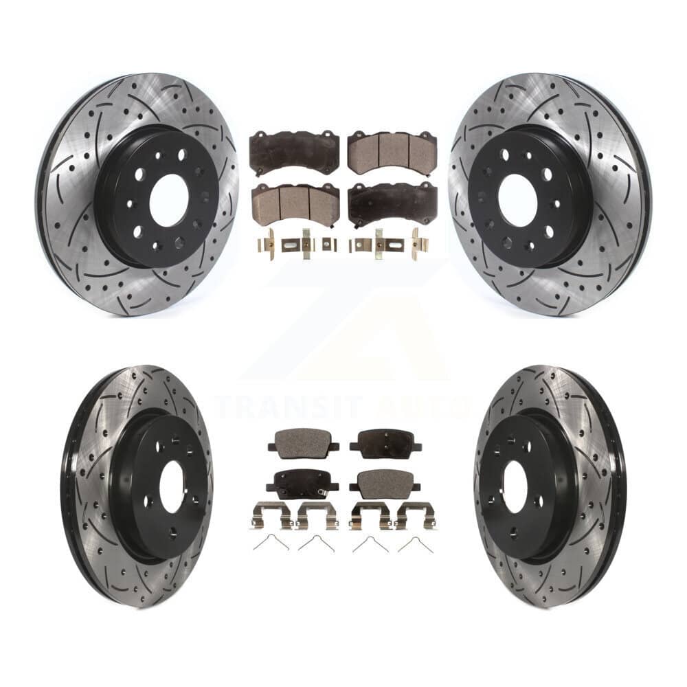 Transit Auto - KDT-100664 - Front and Rear Disc Brake Kits