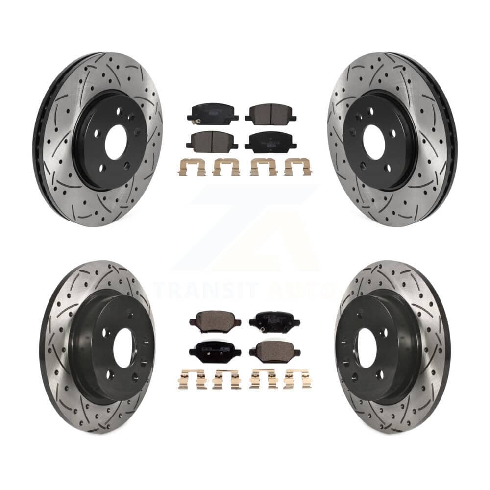 Transit Auto - KDT-100814 - Front and Rear Disc Brake Kits