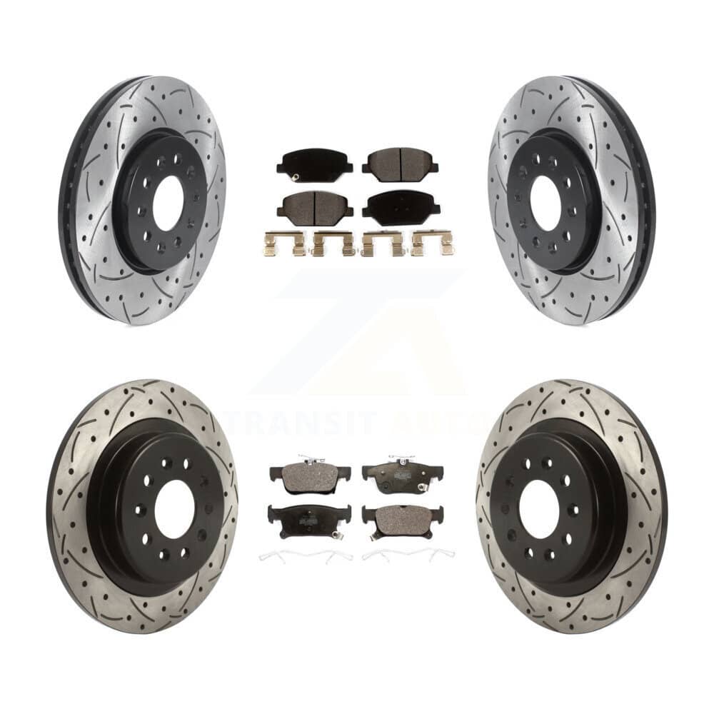 Transit Auto - KDT-100817 - Front and Rear Disc Brake Kits