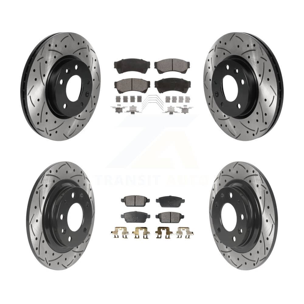 Transit Auto - KDT-100821 - Front and Rear Disc Brake Kits