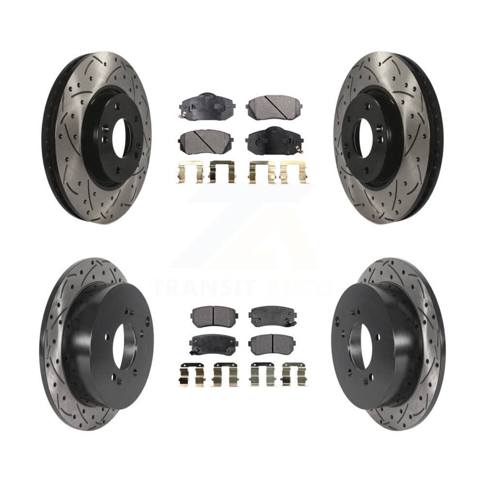 Transit Auto - KDT-100842 - Front and Rear Disc Brake Kits