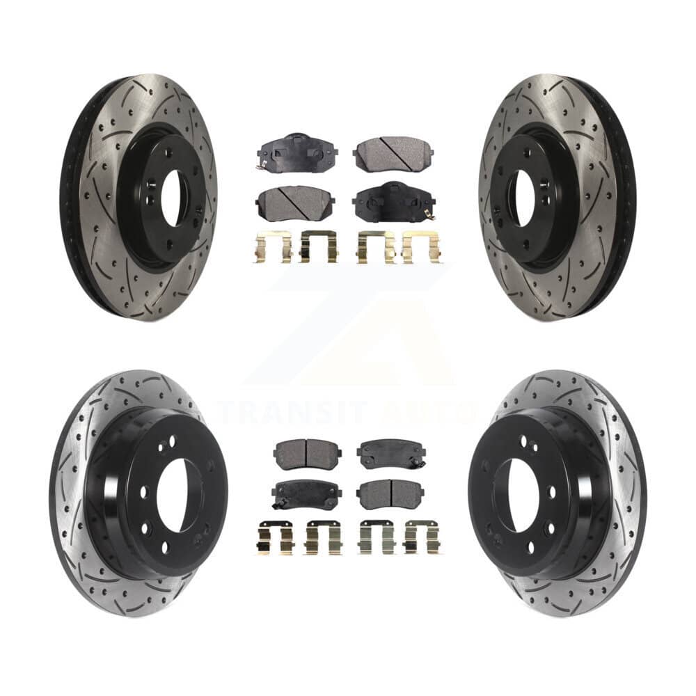 Transit Auto - KDT-100843 - Front and Rear Disc Brake Kits