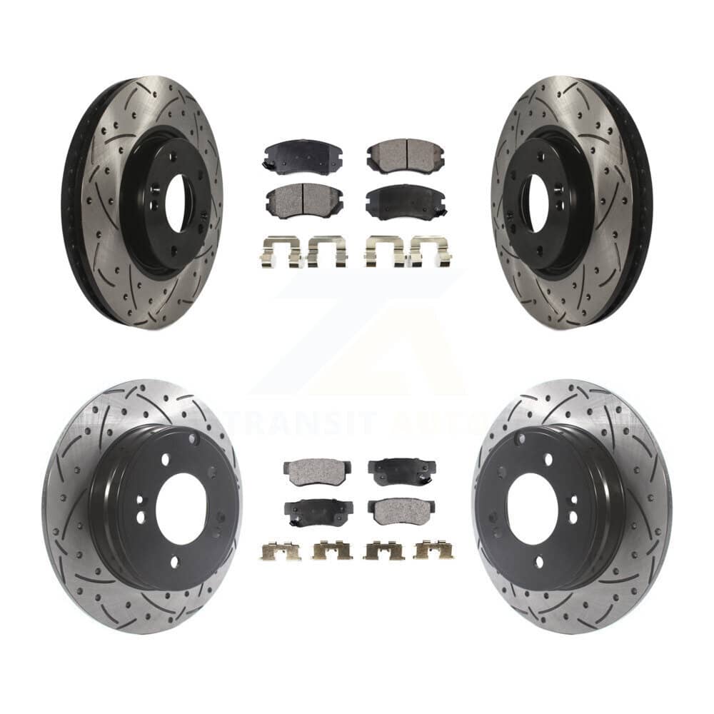 Transit Auto - KDT-100847 - Front and Rear Disc Brake Kits