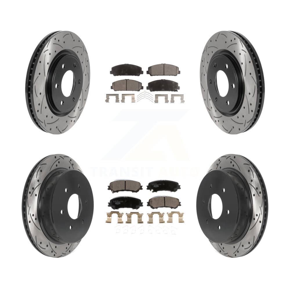 Transit Auto - KDT-100854 - Front and Rear Disc Brake Kits