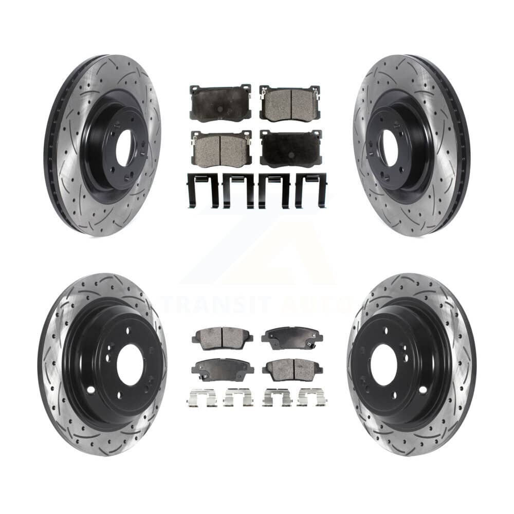 Transit Auto - KDT-100867 - Front and Rear Disc Brake Kits